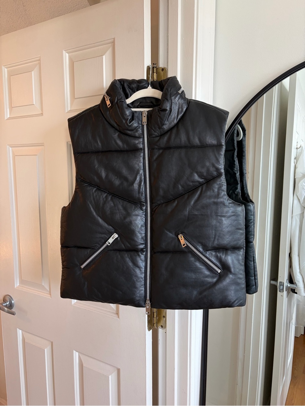 Walter Baker Black Quilted Puffer Vest for Kids